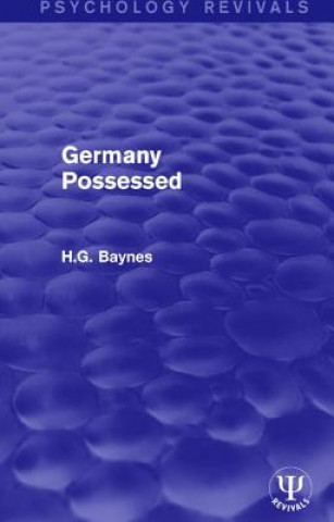 Libro Germany Possessed H. G. Baynes