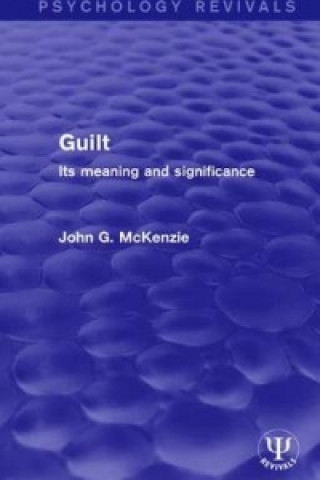 Kniha Guilt John Grant McKenzie