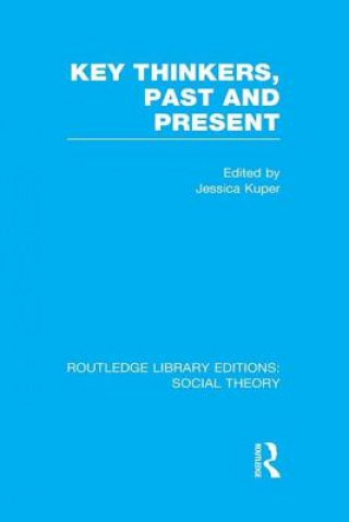 Книга Key Thinkers, Past and Present (RLE Social Theory) Jessica Kuper