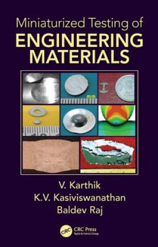 Kniha Miniaturized Testing of Engineering Materials V. Karthik