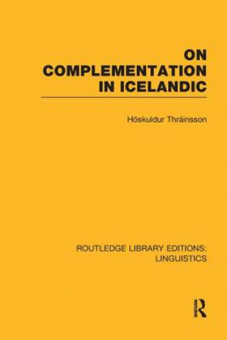 Βιβλίο On Complementation in Icelandic Hoskuldur Thrainsson