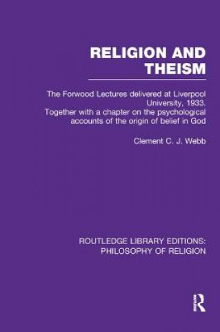 Könyv Religion and Theism WEBB