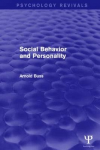 Buch Social Behavior and Personality Arnold H. Buss