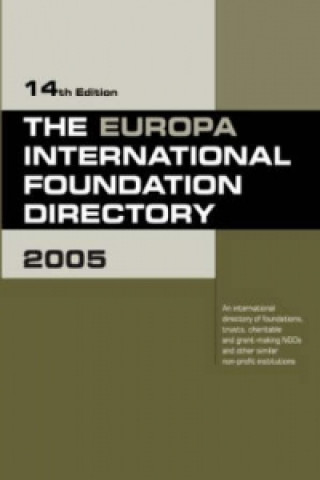 Kniha Europa International Foundation Directory 2005 