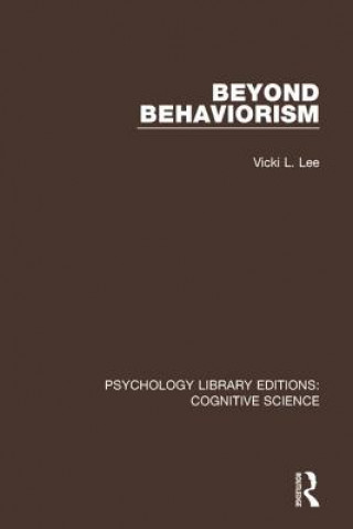 Knjiga Beyond Behaviorism Vicki L. Lee