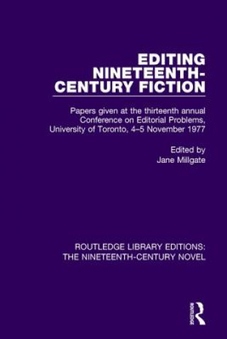 Könyv Editing Nineteenth-Century Fiction 