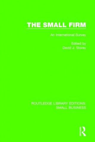 Book Small Firm David J. Storey