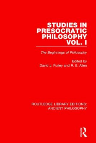Könyv Studies in Presocratic Philosophy Volume 1 