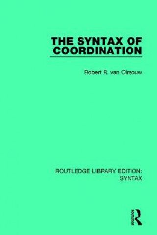 Kniha Syntax of Coordination VAN OIRSOUW