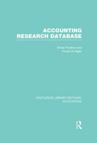 Kniha Accounting Research Database (RLE Accounting) Bimal Prodhan