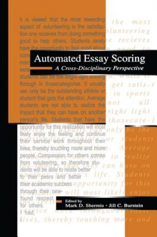 Book Automated Essay Scoring Mark D. Shermis