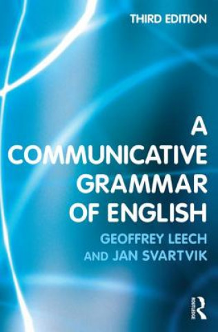 Kniha Communicative Grammar of English Geoffrey Leech