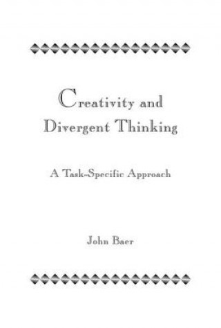 Knjiga Creativity and Divergent Thinking John Baer