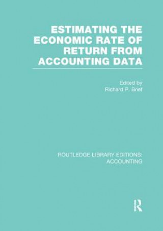 Book Estimating the Economic Rate of Return From Accounting Data (RLE Accounting) 