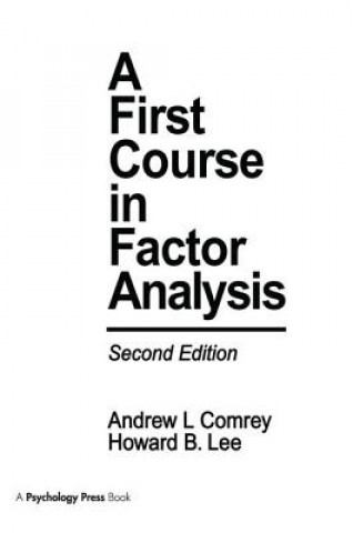 Książka First Course in Factor Analysis Andrew L. Comrey