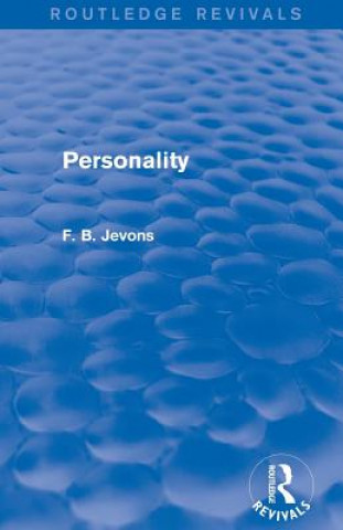 Könyv Personality F. B. Jevons