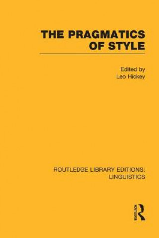 Książka Pragmatics of Style 