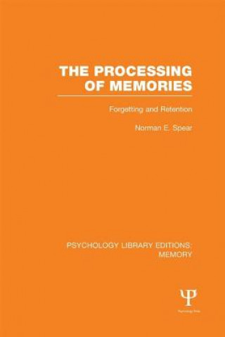 Buch Processing of Memories (PLE: Memory) Norman E. (Binghamton University - SUNY) Spear