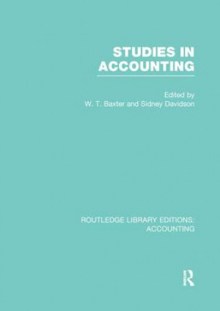 Kniha Studies in Accounting 