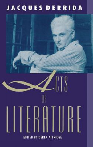 Libro Acts of Literature Jacques Derrida