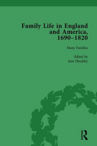 Könyv Family Life in England and America, 1690-1820, vol 1 Rachel Cope