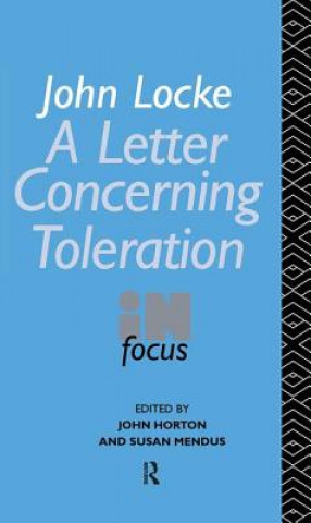 Livre John Locke's Letter on Toleration in Focus 