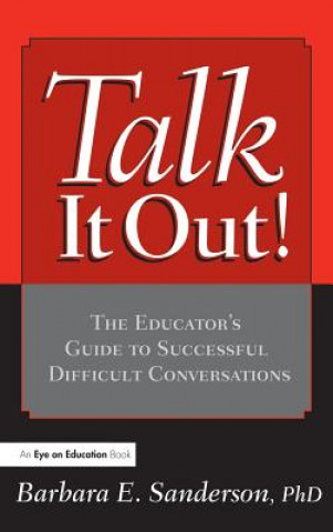 Knjiga Talk It Out! Barbara Sanderson