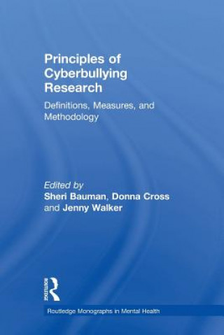 Книга Principles of Cyberbullying Research 