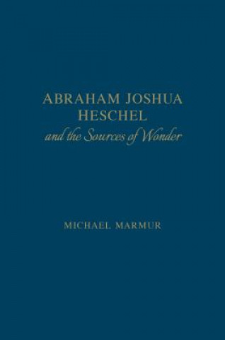 Kniha Abraham Joshua Heschel and the Sources of Wonder Michael Marmur