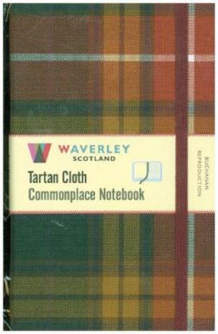 Carte Waverley (L): Buchanan Reproduction Tartan Cloth Large Notebook WAVERLEY SCOTLAND