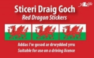 Kniha Sticeri Ddraig Goch / Red Dragon Stickers Y Lolfa