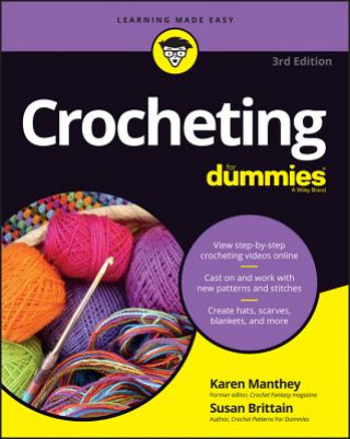 Könyv Crocheting For Dummies with Online Videos, Third E dition Susan Brittain