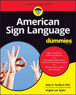 Kniha American Sign Language For Dummies + Videos Online Adan R. Penilla