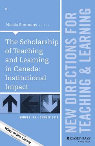 Książka Scholarship of Teaching and Learning in Canada: Institutional Impact Nicola Simmons