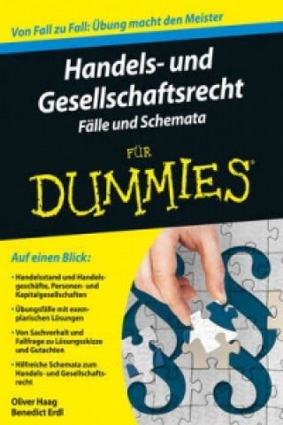 Książka Handels- und Gesellschaftsrecht Falbearbeitung und Schemata fur Dummies Oliver Haag