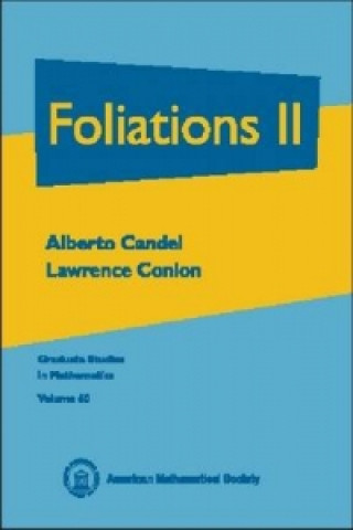 Książka Foliations, Volume 2 Alberto Candel
