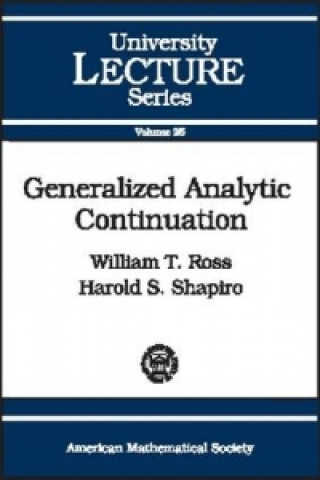 Boek Generalized Analytic Continuation William T. Ross