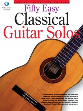 Carte Fifty Easy Classical Guitar Solos Jerry Willard
