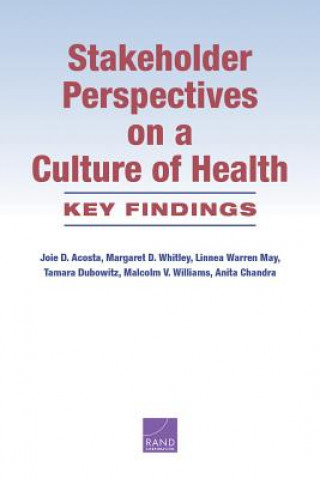 Livre Stakeholder Perspectives on a Culture of Health Joie D. Acosta