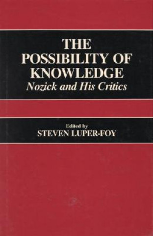 Kniha Possibility of Knowledge Steven Luper-Foy