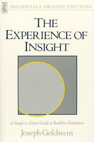 Carte Experience Of Insight Joseph Goldstein