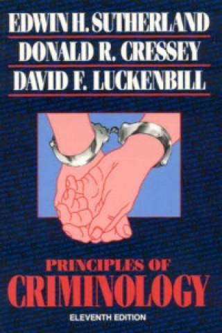 Book Principles of Criminology Edwin H. Sutherland