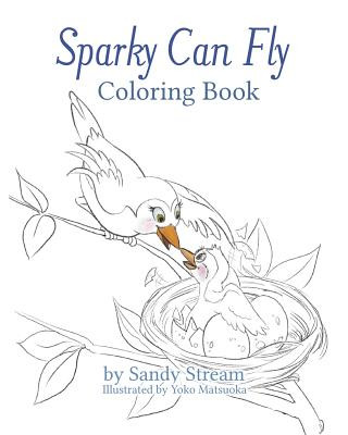 Carte Sparky Can Fly - Coloring Book Sandy Stream