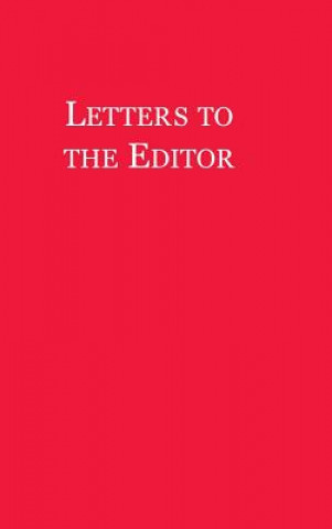 Kniha Letters to the Editor John Winthrop
