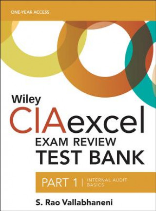Kniha Wiley CIAexcel Exam Review 2016 Test Bank S. Rao Vallabhaneni