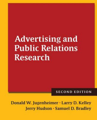 Książka Advertising and Public Relations Research Donald W. Jugenheimer