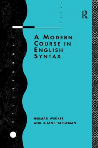 Kniha Modern Course in English Syntax Liliane Haegeman