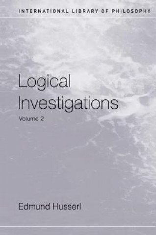 Könyv Logical Investigations Volume 2 Edmund Husserl