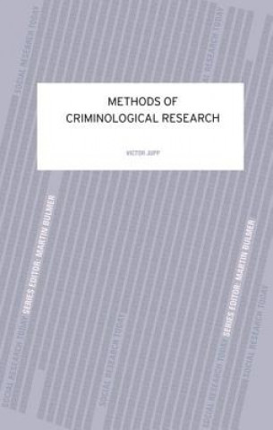 Livre Methods of Criminological Research Victor R. Jupp