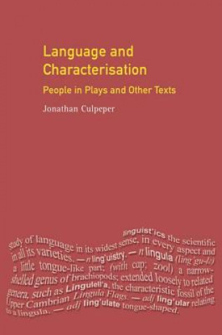 Kniha Language and Characterisation Jonathan Culpeper